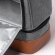 Bolsa térmica personalizada con cremallera y base en pu de rPET Kulga Gris vigore detalle 5