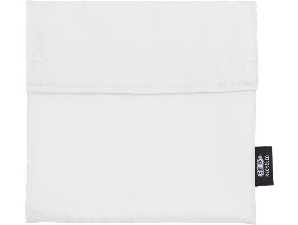 Bolsas térmicas con cierre con velcro rPET Lombas Blanco detalle 6