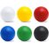 Pelota antiestrés SEYKU Blanco detalle 3