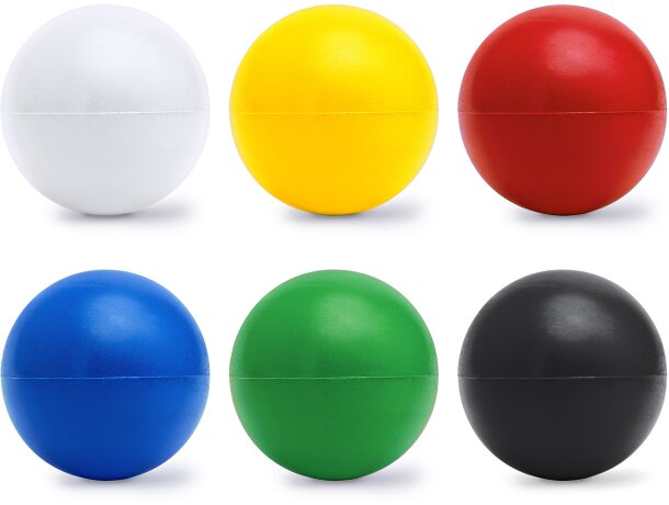 Pelota antiestrés SEYKU Blanco detalle 3
