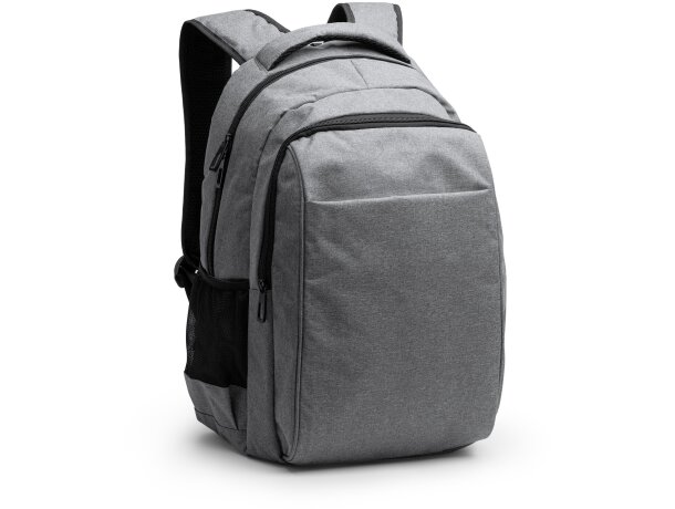 Mochila para tablet para publicidad rPET 300D Patrik Negro detalle 3