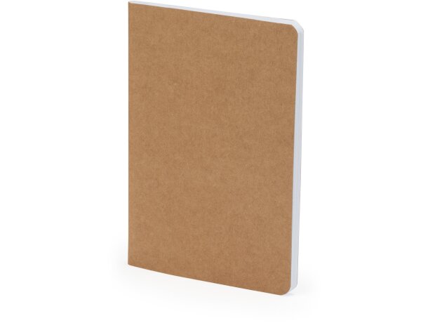 Libretas ecológicas personalizables Saler A6 cartón reciclado 60 hojas Crudo detalle 3