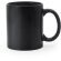 Tazas para personalizar unisex en variados colores cerámica Negro detalle 6