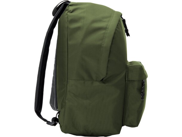 Mochilas infantiles personalizadas poliéster Marabu Verde militar detalle 23