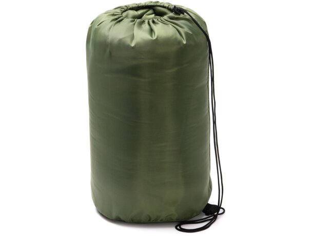 Saco de dormir Tidur en poliéster reciclado con funda Negro detalle 4