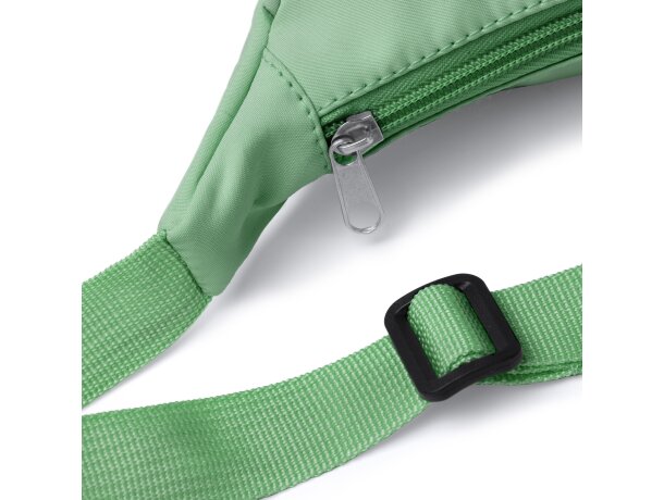 Bolso bandolera Elena en nylon reciclado repelente al agua Negro detalle 2