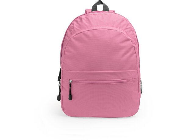 Mochila infantil poliéster 600D Wilde Rosa claro detalle 12