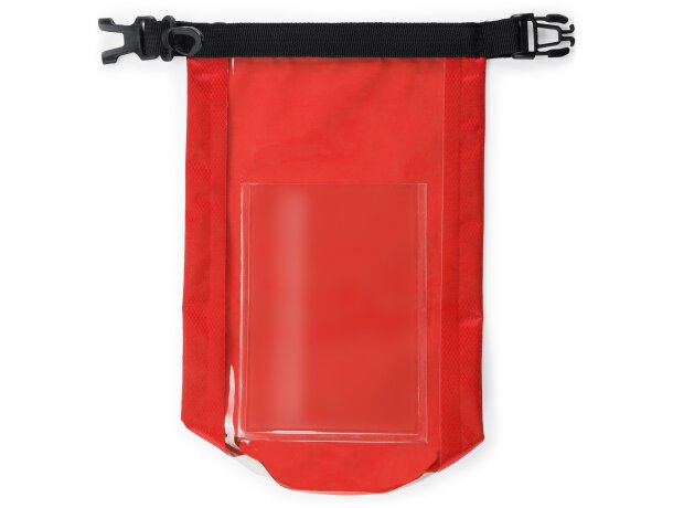 Portatodo mosquetón para transporte de Ripstop Aleta Rojo detalle 6