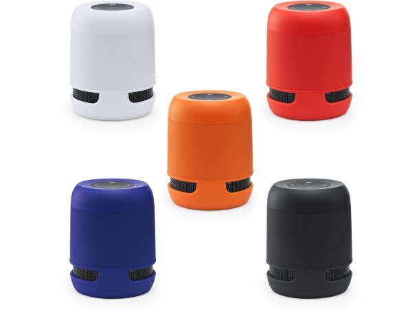 Altavoces de plástico en colores variados Blanco detalle 2