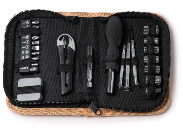 Set herramientas promocional estuche de corcho Decker Crudo detalle 3