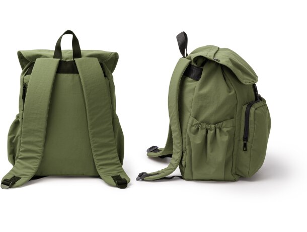 Mochila Kabuki nylon acolchada con compartimento para portátil Negro detalle 4