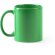 Tazas para personalizar unisex en variados colores cerámica Verde helecho
