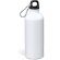 Botella de aluminio con mosqueton 800ml Baobab Blanco detalle 4
