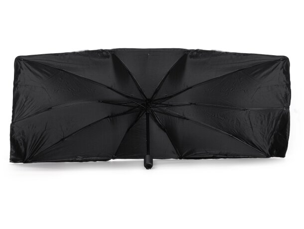 Parasol de coche diseño de paraguas poliéster Nolax Negro detalle 4