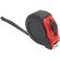 Flexometro de plástico detalles en goma 3 m Rojo