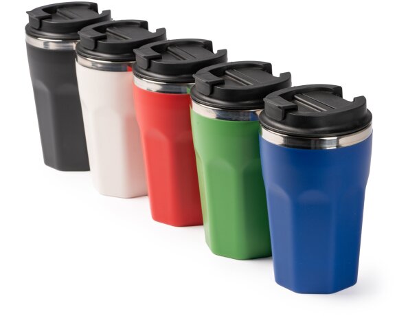 Vaso térmico Salmer con doble pared acero inoxidable 400ml Negro detalle 1