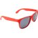 Gafas de sol serigrafiadas con montura en acabado mate y uv400 en pp Ariel Rojo detalle 17
