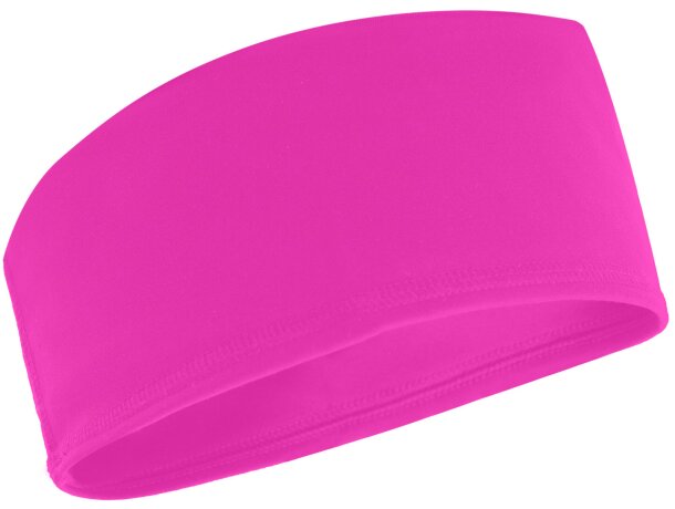 Cinta técnica unisex de poliéster 140 g/m2 Crossfitter Rosa fluor detalle 7