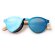 Gafas de sol Colton con lentes espejo y patillas bambú protección UV400