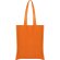 Bolsa tejido no tejido polipropileno sin fuelle 80 g/m2 Naranja detalle 21