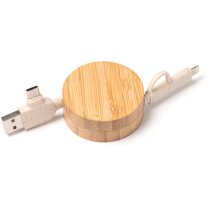 Cable publicitario retráctil bambú Garyk triple