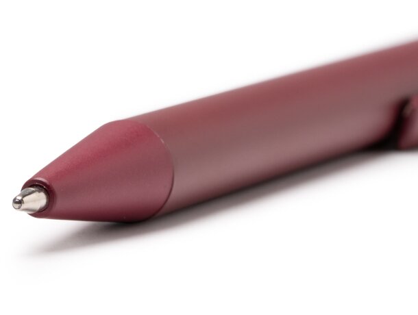 Bolígrafo metálico Leoni con puntero táctil y grabado Negro detalle 1