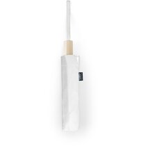Paraguas Khasi plegable RPET con mango de madera