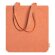Bolsa ecológica algodón reciclado asas largas 140 g/m2 Naranja