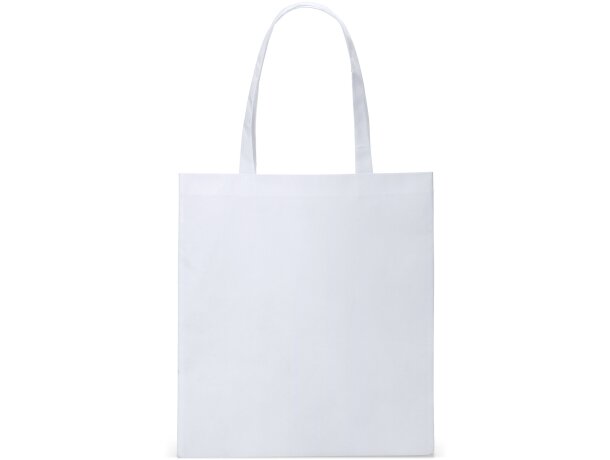 Bolsa tejido no tejido personalizada Mito Blanco detalle 4
