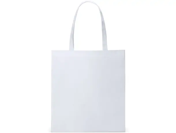 Bolsa Mito non woven blanca asas reforzadas 36x40
