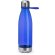 Botella de vidrio personalizadas con base de acero inoxidable y asa de transporte unisex acabado as transparente Eddo Royal