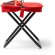 Silla plegable Troty en RPET 600D con funda de transporte Rojo