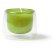 Vela aromática Flora cristal doble capa aroma vainilla Verde helecho