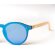 Gafas de sol Colton con lentes espejo y patillas bambú protección UV400 Crudo detalle 1