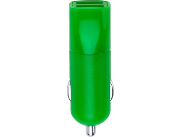 Cargador coche USB LANCER Verde helecho detalle 8