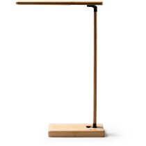 Lámpara bambú personalizable carga inalámbrica