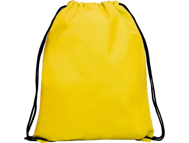 Mochila de cuerdas diversos colores non woven 80 g/m2 Calao Amarillo detalle 11