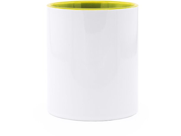Taza sublimacion MANGO Blanco/amarillo detalle 8