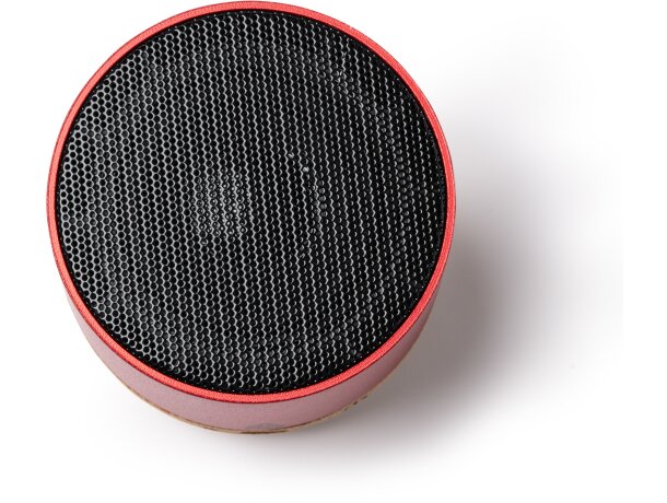 Altavoces de aluminio con base de corcho Voxel Negro detalle 5