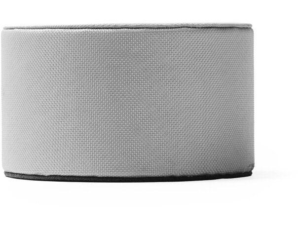 Altavoz promocional barato bluetooth rPET Custik Gris vigore detalle 2