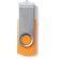 Memoria USB Marvin 16 GB con chip original y clip giratorio Naranja