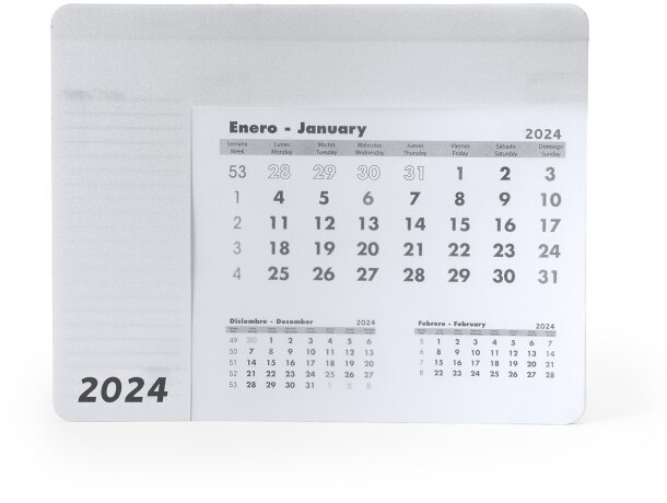 Alfombrilla ratón calendario Serbal hojas arrancables Rojo detalle 10