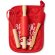 Set cocina Ginger con rodillo, varilla y espátula navideña Rojo detalle 2