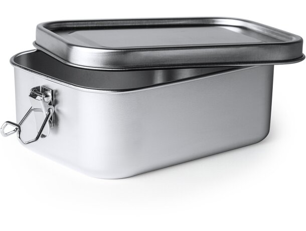 Fiambrera Brena acero inoxidable 304 cierre hermético 1,2 litros Plata detalle 8