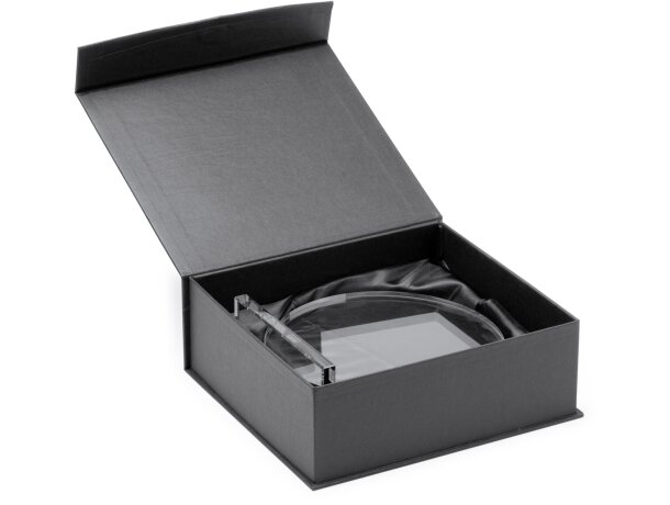 Trofeo Venki de cristal transparente con grabado personalizado Transparente detalle 1