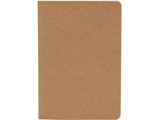 Libretas ecológicas personalizables Saler A6 cartón reciclado 60 hojas Crudo detalle 4