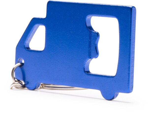 Llavero abridor Tolvak de aluminio con diseño de camión Negro detalle 1