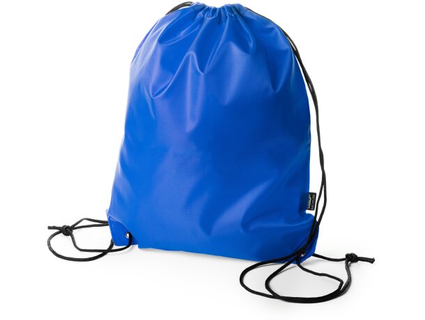 Mochila de cordones rPET Larus Blanco detalle 4