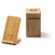 Cargador inalámbrico con soporte smartphone Gravity Bambu detalle 1