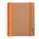 Libretas de anillas con tapa rígida cartón reciclado Naranja